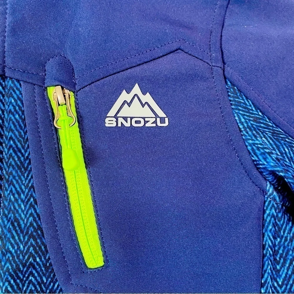 Snozu Navy Full Zip Hooded Jacket Size XS